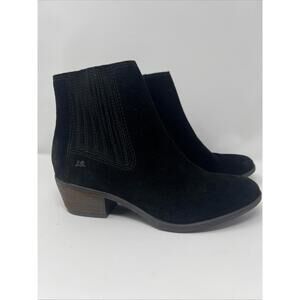 Joseph Seibel Black Suede Zip-Up Booties-S022-NWOB- Size 40 EU  9 US